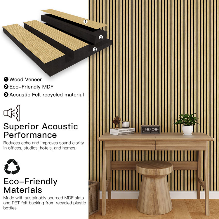 Top Manufacturer and Wholesaler of Acoustic Wood Slat Panels